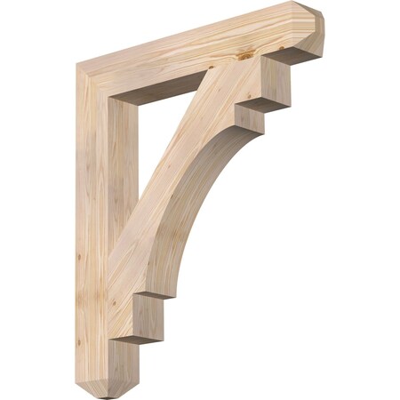Ekena Millwork Merced Craftsman Smooth Bracket, Douglas Fir, 5 1/2"W x 36"D x 42"H BKT06X36X42MRC04SDF